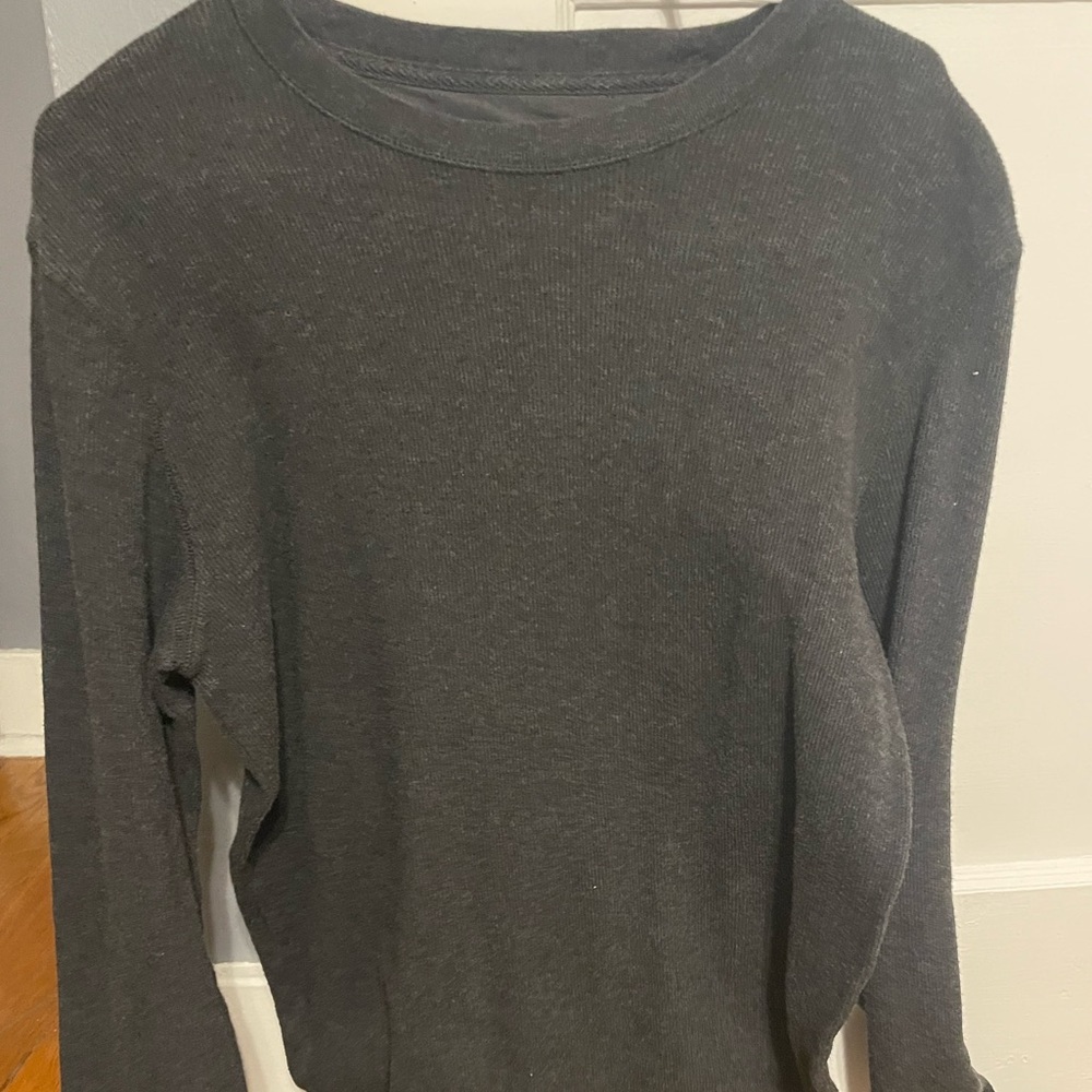 Mens waffle knit shirt